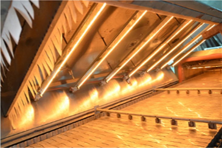 bakery oven infrared heater for auxiliary heating