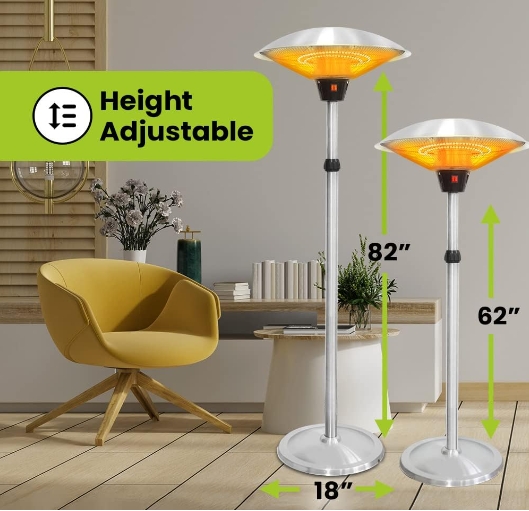 Portable heater for home